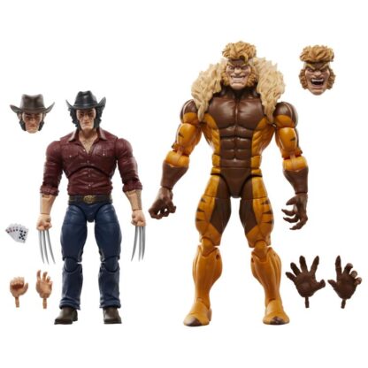 Wolverine 50th Anniversary Marvel Legends Logan Vs Sabretooth 2 Pack