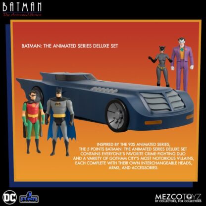 Mezco 5 Points Batman The Animated Series Batmobile