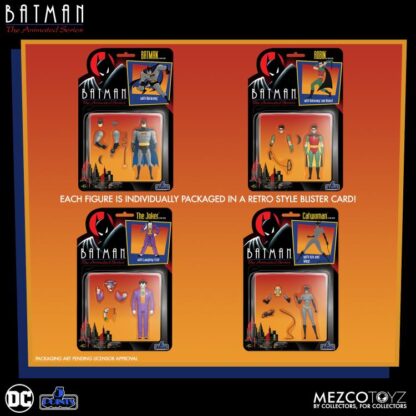 Mezco 5 Points Batman The Animated Series Deluxe Set of 4 Figures