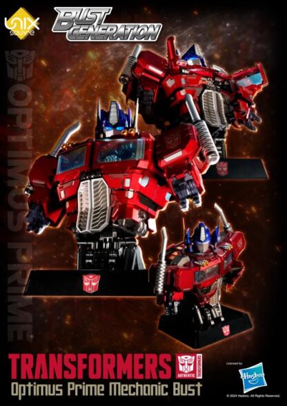 Unix Square Transformers Optimus Prime Mechanic Bust
