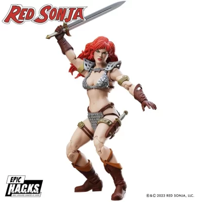 Boss Fight Studios Red Sonja 50th Anniversary Epic H.A.C.K.S Action Figure