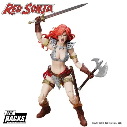 Boss Fight Studios Red Sonja 50th Anniversary Epic H.A.C.K.S Action Figure