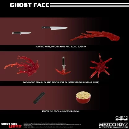 Ghost Face Lives Mezco One:12 Collective Ghost Face Action Figure