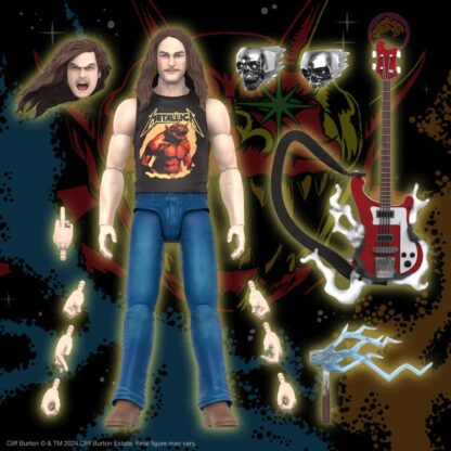 Super7 Ultimates Cliff Burton ( Superhero Poster ) Action Figure