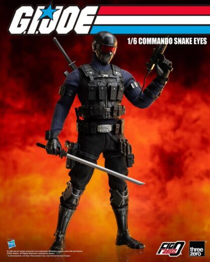 Threezero FigZero G.I. Joe Commando Snake Eyes 1/6 Scale Figure