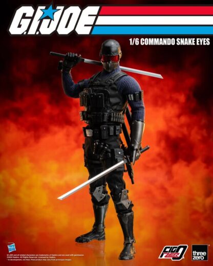 Threezero FigZero G.I. Joe Commando Snake Eyes 1/6 Scale Figure