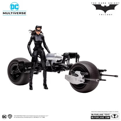 McFarlane DC Multiverse Batpod and Catwoman ( The Dark Knight Rises )