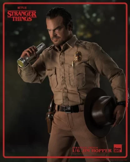 Threezero Stranger Things Jim Hopper 1/6 Scale Figure