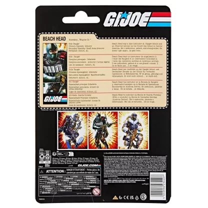 G.I.Joe Classified Retro Card Beach Head