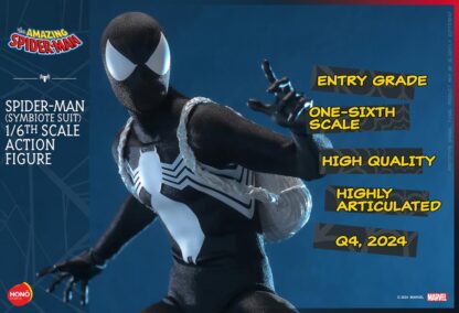 Hono Studios HS-04 Spider-Man ( Symbiote Suit ) 1/6 Scale Figure