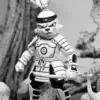 NECA Usagi Yojimbo Samurai Usagi Black and White Action Figure