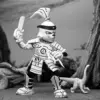 NECA Usagi Yojimbo Samurai Usagi Black and White Action Figure