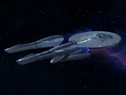 HIYA Toys Star Trek U.S.S Enterprise NCC-1701 ( REPLICAart Series )