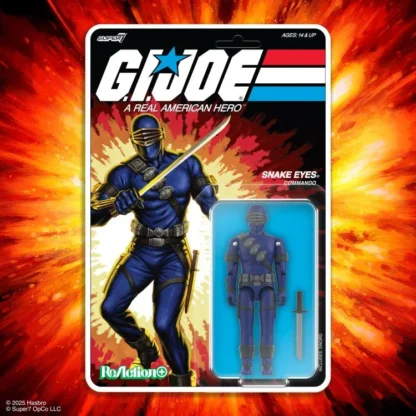 Super7 G.I.Joe ReAction+ Snake Eyes ( Cartoon Version )