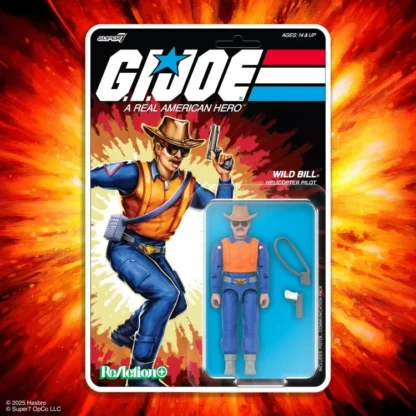 Super7 G.I.Joe ReAction+ Wild Bill ( Cartoon Version )