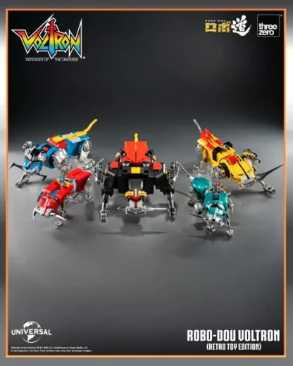 Threezero ROBO-DOU Voltron Defender of the Universe Retro Toy Edition