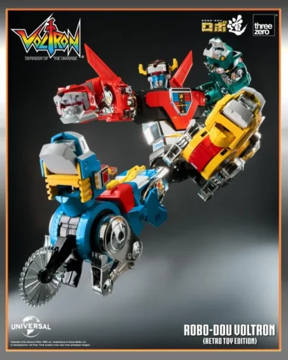 Threezero ROBO-DOU Voltron Defender of the Universe Retro Toy Edition