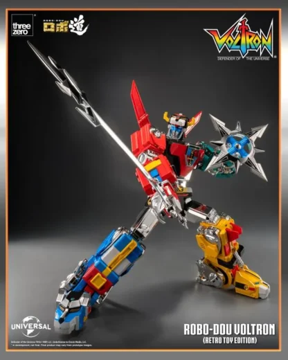 Threezero ROBO-DOU Voltron Defender of the Universe Retro Toy Edition
