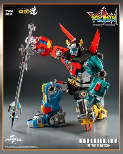 Threezero ROBO-DOU Voltron Defender of the Universe Retro Toy Edition