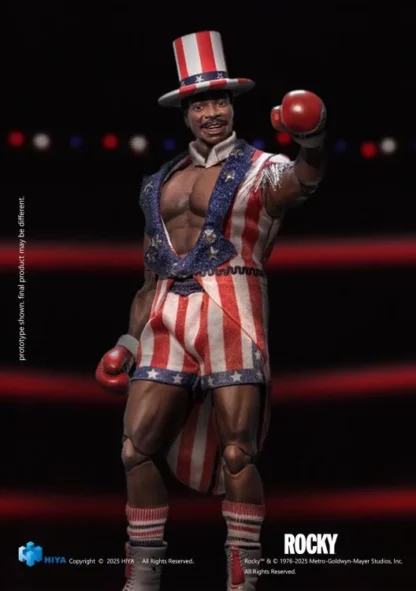 HIYA Toys Rocky Exquisite Super Series Apollo Creed Action Figure
