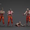 JoyToy Dark Source Zombie Mechanic Team