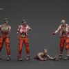 JoyToy Dark Source Zombie Mechanic Team