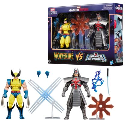 Marvel Legends Wolverine Vs Silver Samurai Gamerverse 2 Pack