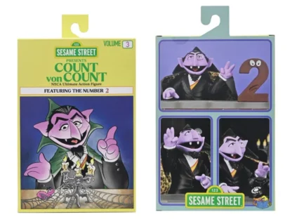 NECA Sesame Street Ultimate Count Von Count Action Figure