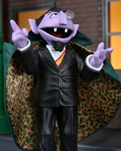 NECA Sesame Street Ultimate Count Von Count Action Figure