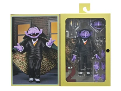 NECA Sesame Street Ultimate Count Von Count Action Figure
