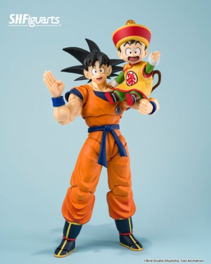 Dragon Ball Z S.H.Figuarts Son Goku Son Gohan Kid and Kintoun Reissue