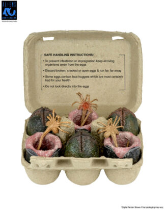 NECA Aliens 40th Anniversary Xenomorph Eggs Set 6 Pack