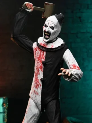 NECA Terrifier 2 Ultimate Art the Clown (Blood Splattered) Action Figure.
