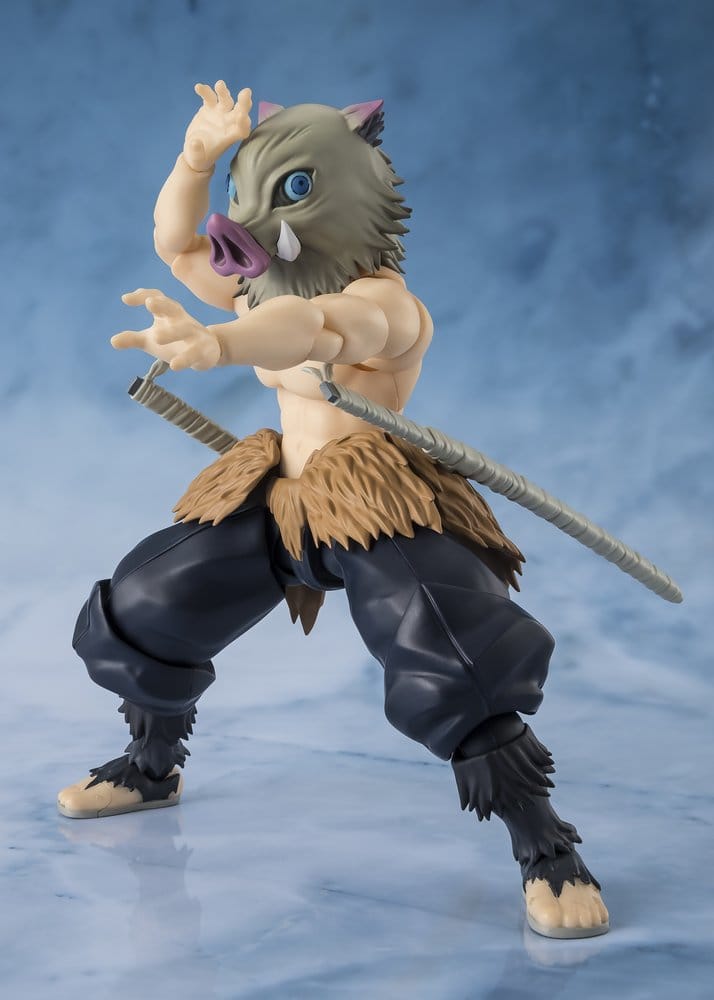 Kimetsu no Yaiba S.H. Figuarts Action Figure Inosuke Hashibira 1 S.H.Figuarts Demon Slayer Kimetsu no Yaiba Inosuke Hashibira Action Figure