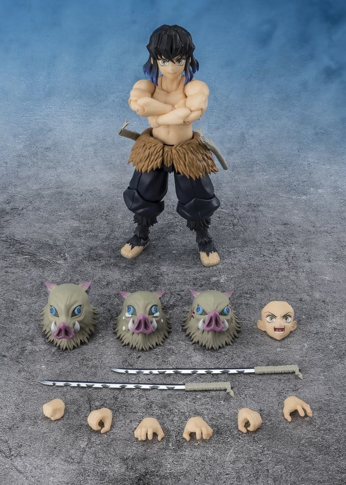 Kimetsu no Yaiba S.H. Figuarts Action Figure Inosuke Hashibira 7 S.H.Figuarts Demon Slayer Kimetsu no Yaiba Inosuke Hashibira Action Figure