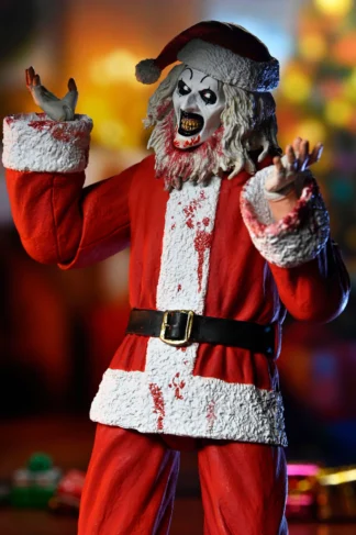 NECA Terrifier 3 Ultimate Art the Clown Bloody Santa Suit Action Figure