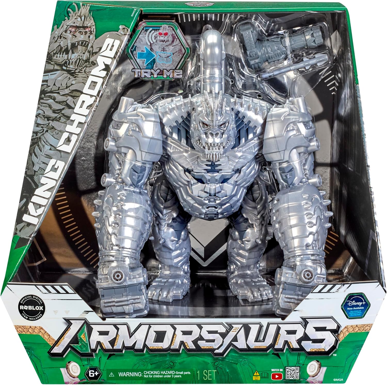 King Chrome 6 Armorsaurs King Chrome Action Figure