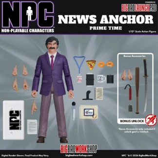 NPC (Non-Playable Characters) News Anchor (Prime Time) 1/12 Action Figure