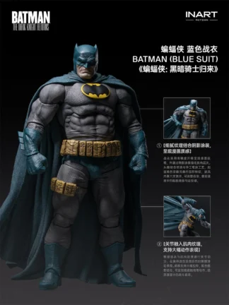 INART Action MAG C0006 Batman The Dark Knight Returns Blue Suit 1/12 Scale Figure